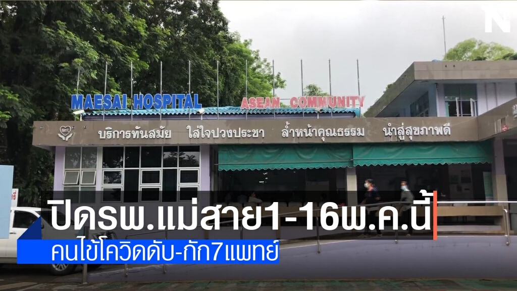 ปิดรพ.แม่สาย-ผู้ป่วยโควิดดับ ปิดรพ.แม่สาย-ผู้ป่วยโควิดดับ