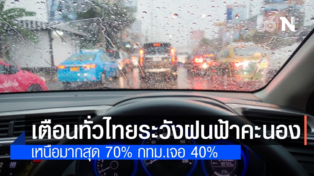 "พยากรณ์อากาศ" วันนี้ "กรมอุตุนิยมวิทยา" เตือนวันนี้ถึง 5 พ.ค. เจอฝนฟ้าคะนองจากพายุฤดูร้อน