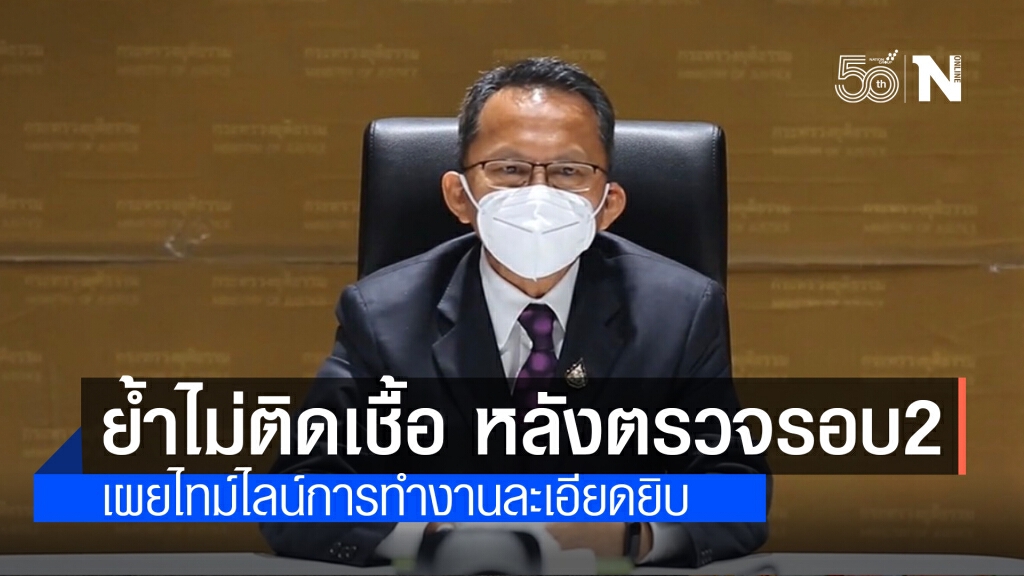 "สมศักดิ์" แจงไทม์ไลน์การทำงานละเอียดยิบ หลังผลตรวจโควิดรอบ 2 ไม่พบเชื้อ
