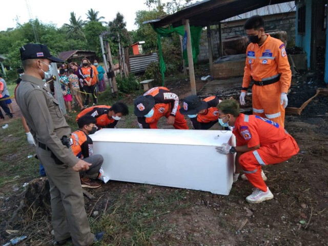 สลด ไฟไหม้บ้านคลอกป้าพิการเป็นตอตะโก