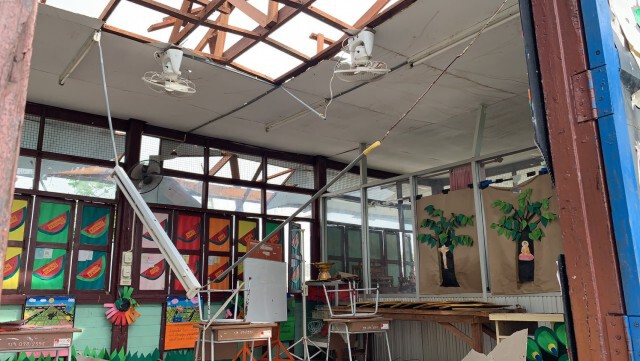 พายุลูกเห็บถล่ม โรงเรียน บ้านพังราบ ฟ้าผ่าไฟไหม้บ้านพักปศุสัตว์