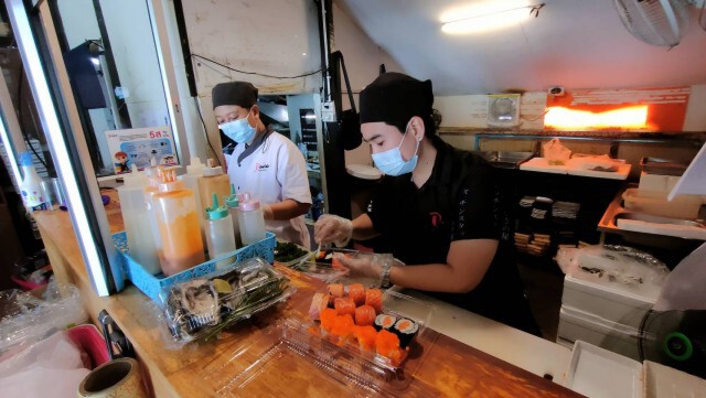 "Daiso sushi"ดึงสี่ล้อแดงเดลิเวอรี่-หารายได้ช่วงโควิด