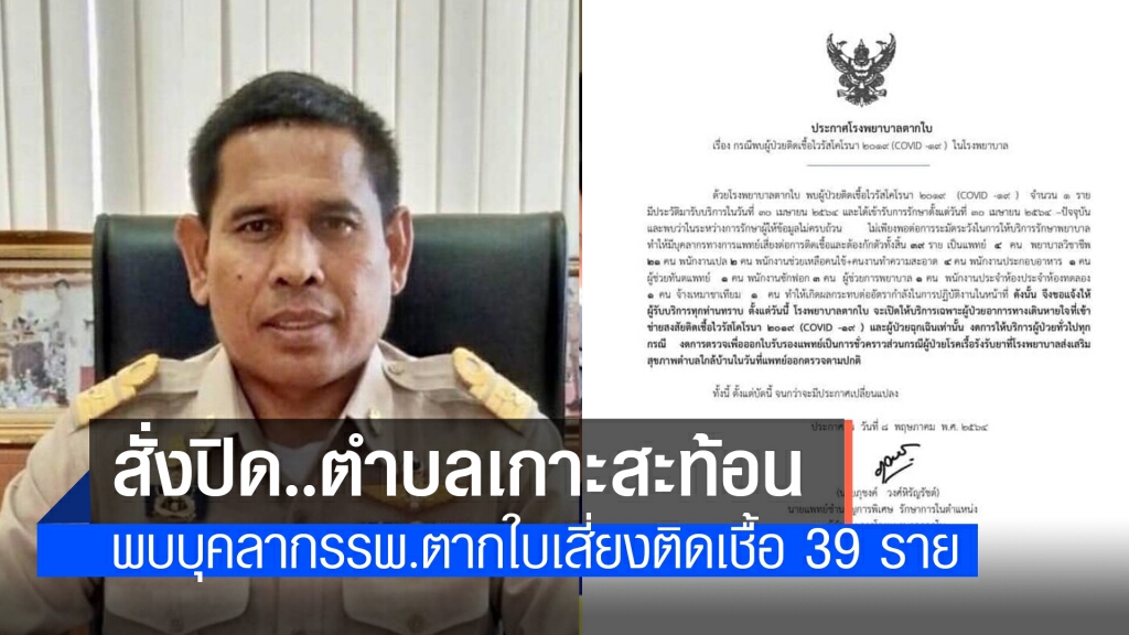 สั่งปิดตำบลเกาะสะท้อน นราธิวาส