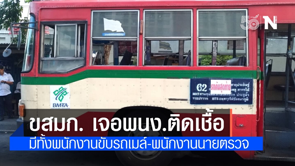 ขสมก. แจ้งพบพนักงานติดเชื้อโควิด-19 เพิ่มอีก3คน ขสมก. แจ้งพบพนักงานติดเชื้อโควิด-19 เพิ่มอีก3คน