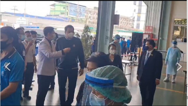 "รมว.แรงงาน" ลุย สมุทรปราการ ชี้ นายกฯสั่งตรวจเชิงรุกแรงงาน โดยเฉพาะในพื้นที่สีแดงเข้ม