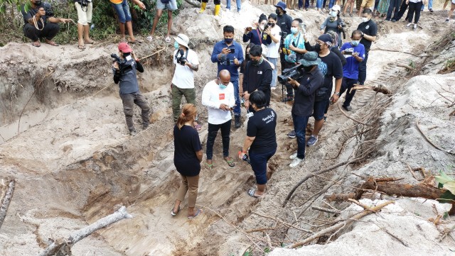 "หมอปลา" ลงพื้นที่ช่วยหาร่าง "นักธุรกิจค้าหอย" หายตัว