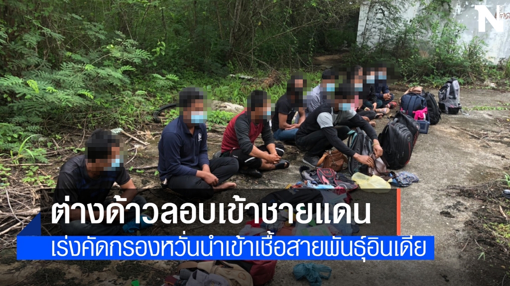 สกัดจับต่างด้าวลอดรั้วชายแดนหวั่นนำเข้าเชื้อสายพันธุ์อินเดีย