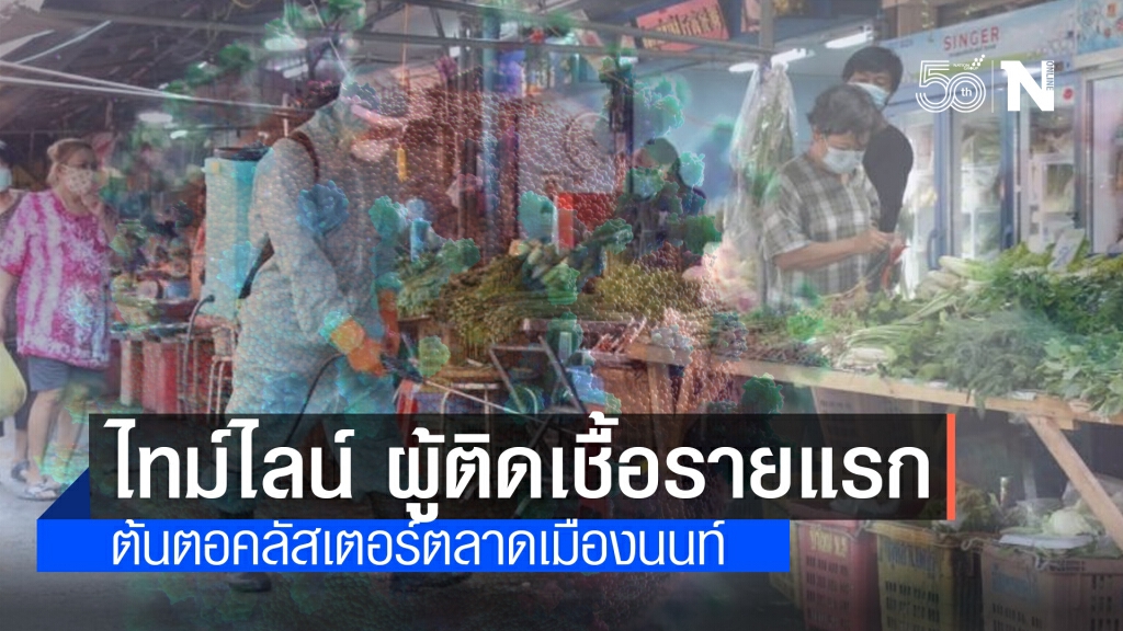 เปิดไทม์ไลน์ ผู้ป่วยโควิดคนแรก ต้นตอคลัสเตอร์ตลาดสดเทศบาลนครนนทบุรี