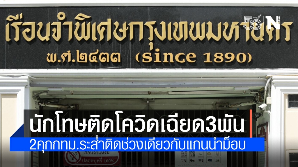 "ราชทัณฑ์"พบผู้ติดเชื้อเฉียด 3,000 ราย จากการตรวจหาผู้ต้องขัง เชิงรุกแบบ 100%