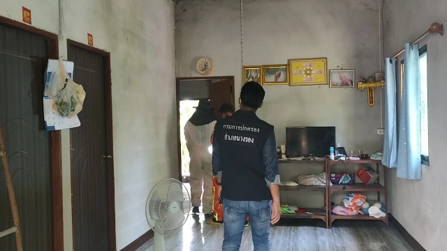 บุ้งขนบุกบ้าน ฝ่ายปกครองและกู้ภัยฉีดพ่นน้ำยากำจัดหลายร้อยตัว