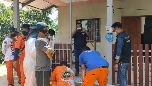 บุ้งขนบุกบ้าน ฝ่ายปกครองและกู้ภัยฉีดพ่นน้ำยากำจัดหลายร้อยตัว