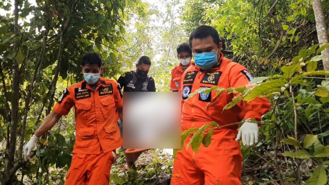 หนุ่มเข้าป่าหาเห็ดหายหลายวันพบเป็นศพบนภูถูกปืนยิงกลางอก
