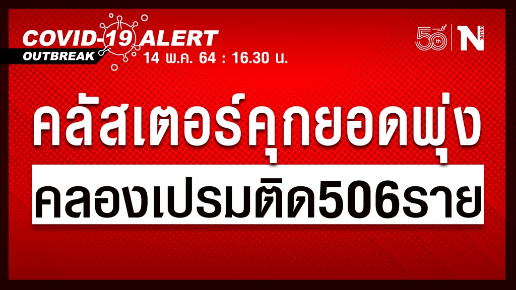 "เรือนจำคลองเปรม" ติดโควิด 506 ราย "เรือนจำคลองเปรม" ติดโควิด 506 ราย