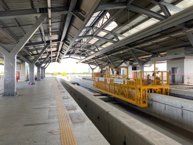 รถไฟฟ้าสายสีเหลือง - ชมพู คืบหน้ากว่า 70% พร้อมเปิดปี 65