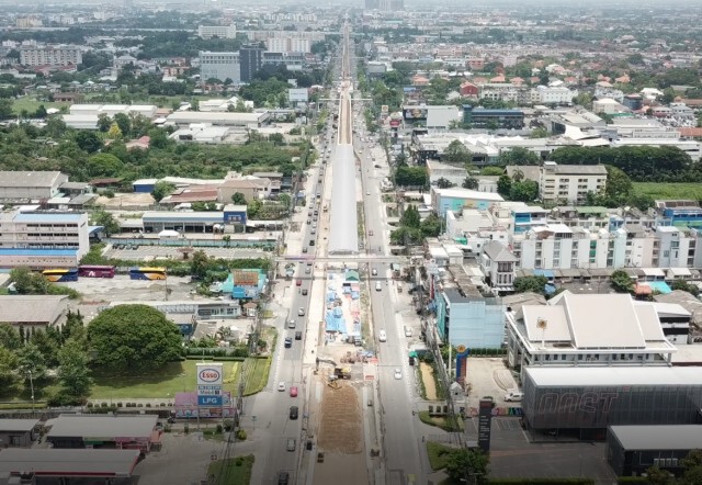 รถไฟฟ้าสายสีเหลือง - ชมพู คืบหน้ากว่า 70% พร้อมเปิดปี 65