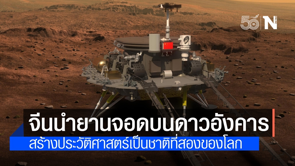 ยานสำรวจของจีน ลงจอดบนดาวอังคารสำเร็จ ยานสำรวจของจีน ลงจอดบนดาวอังคารสำเร็จ