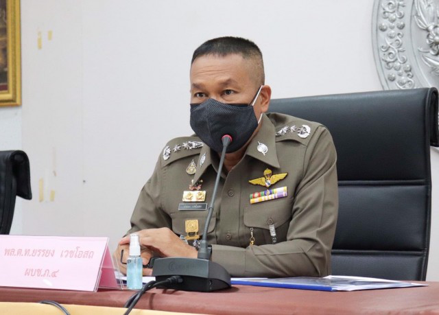 ผบช.ภ.4แสดงความเสียใจ ตร.ติดโควิดเสียชีวิต