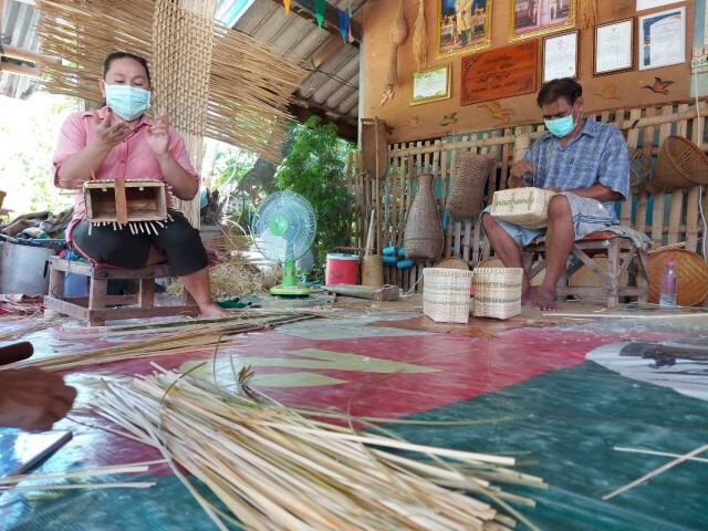 "บ้านศรีสุข"หัตถกรรมเครื่องจักสาน-ต่อยอดภูมิปัญญา