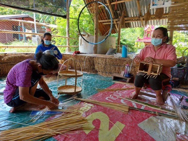 "บ้านศรีสุข"หัตถกรรมเครื่องจักสาน-ต่อยอดภูมิปัญญา