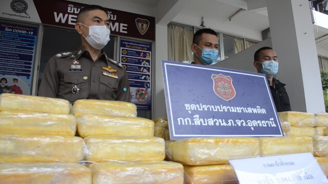 สืบอุดรจับขบวนการขนยาบ้า 1.4 ล้านเม็ด