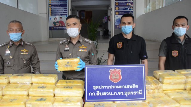 สืบอุดรจับขบวนการขนยาบ้า 1.4 ล้านเม็ด