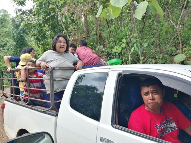 ชาวบ้านท่าตาฝั่งผวาหนัก-เมียนมายิงกระสุนตกฝั่งไทย