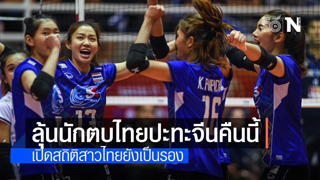 ส่งใจเชียร์นักตบไทยดวลจีนคืนนี้แม้สถิติเป็นรอง ส่งใจเชียร์นักตบไทยดวลจีนคืนนี้แม้สถิติเป็นรอง