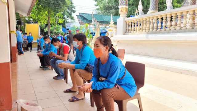 สนธิกำลัง ตรวจ3แคมป์ต่างด้าวป้องกันโควิด