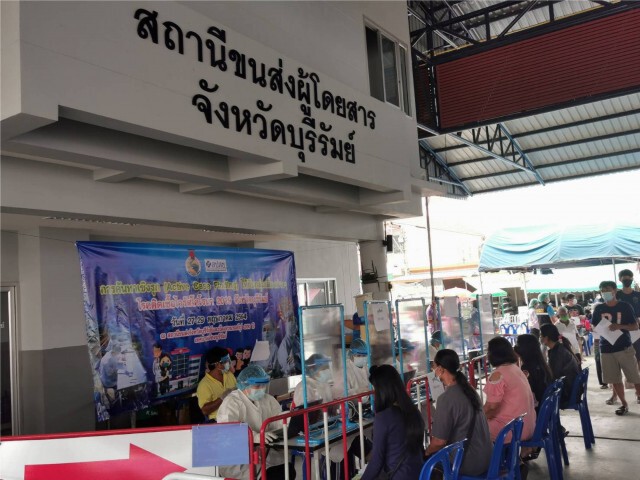 ระดม จนท.ตรวจกลุ่มเสี่ยงสัมผัสคลัสเตอร์ร้านกาแฟ บขส.