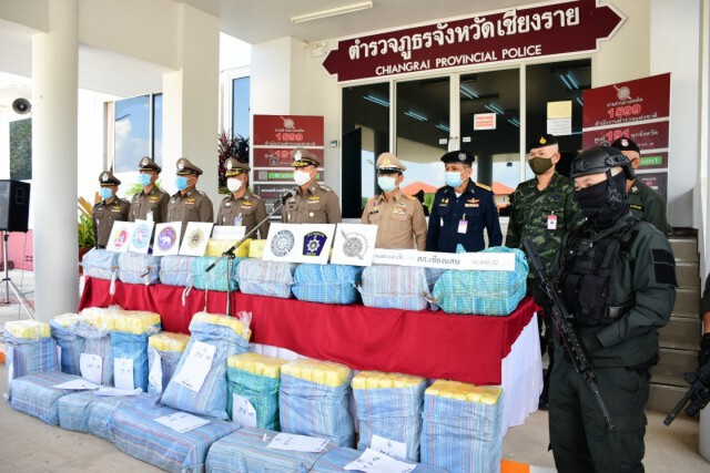 เชียงรายจับเครือข่ายจะลอโบขนยาบ้า 6ล้านเม็ด