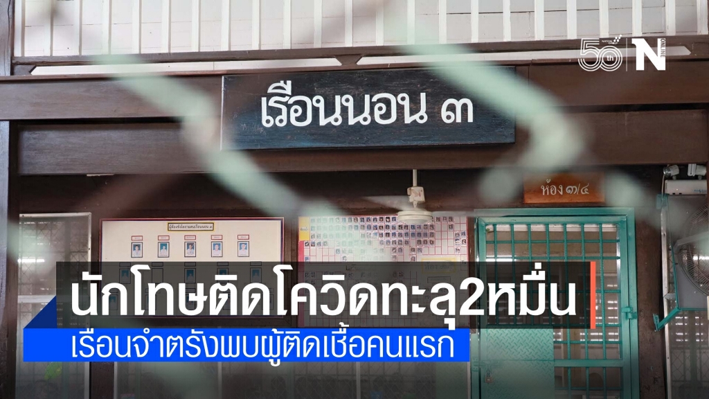 ราชทัณฑ์พบนักโทษติดโควิดทะลุ 2 หมื่น วันนี้รายใหม่ 1,117 คน