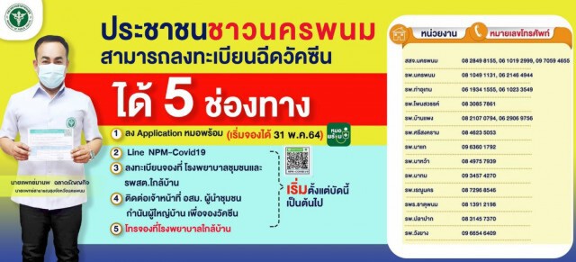 สสจ.เผยยอดจองฉีดวัคซีนสูง คนตื่นตัวไม่เกี่ยวการเมือง