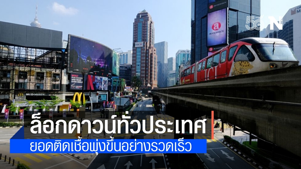 มาเลเซีย ประกาศล็อกดาวน์ทั่วประเทศ หลังยอดโควิดพุ่งไม่หยุด