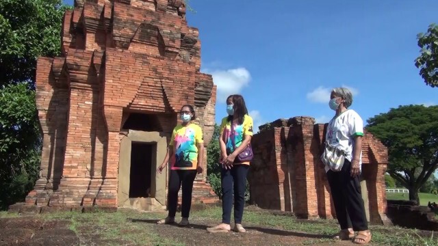 เตรียมบวงสรวงรับทับหลังพระยมทรงกระบือ