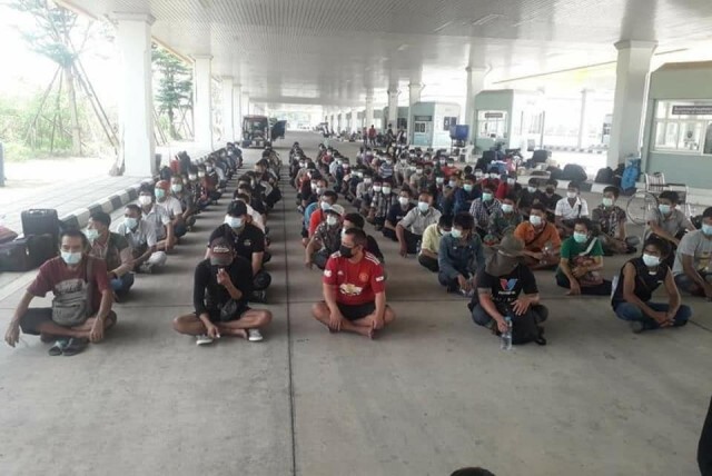 ยกเลิกรับกลับชาวพม่าชั่วคราว-เหตุติดโควิดเพียบ