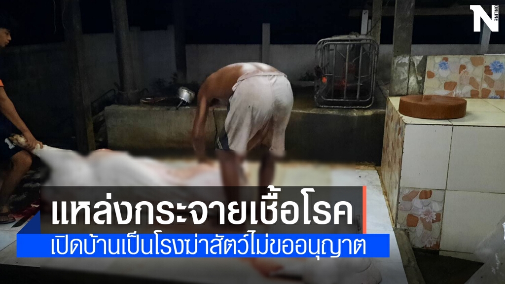 บุกจับโรงฆ่าสัตว์เถื่อนชายแดนไทยลาว บุกจับโรงฆ่าสัตว์เถื่อนชายแดนไทยลาว