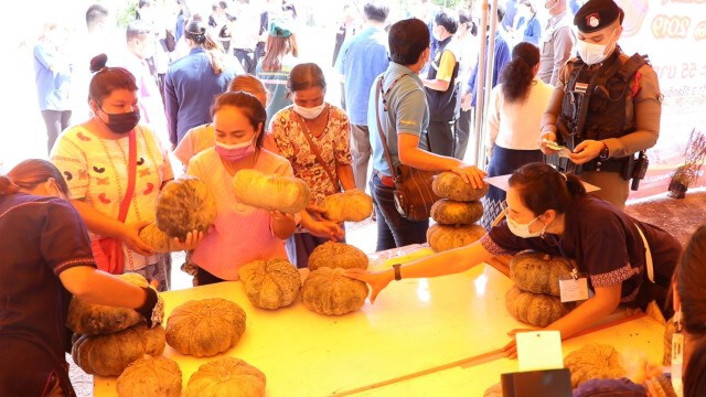 ผู้ว่าฯนำทีมรถเร่ออกจำหน่ายสินค้าเกษตรเกรดเอ