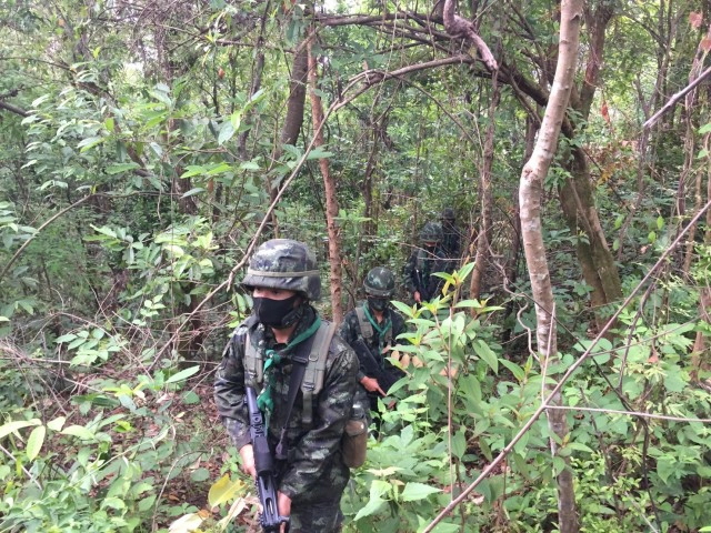 ลาดตระเวนคุมเข้มชายแดน