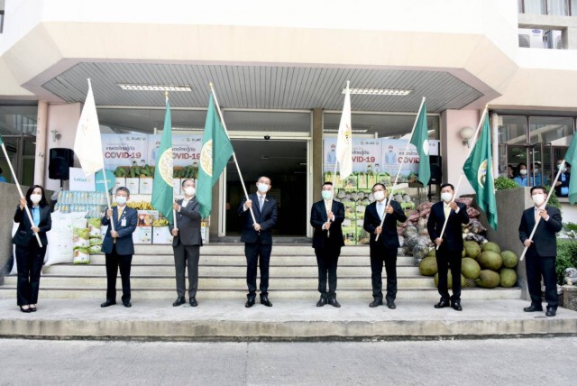 รมต.เกษตร ปล่อยคาราวานรถสินค้าเกษตรคุณภาพ ส่งต่อไปยังโรงพยาบาล โรงพยาบาลสนาม และสนับสนุนเรือนจำ
