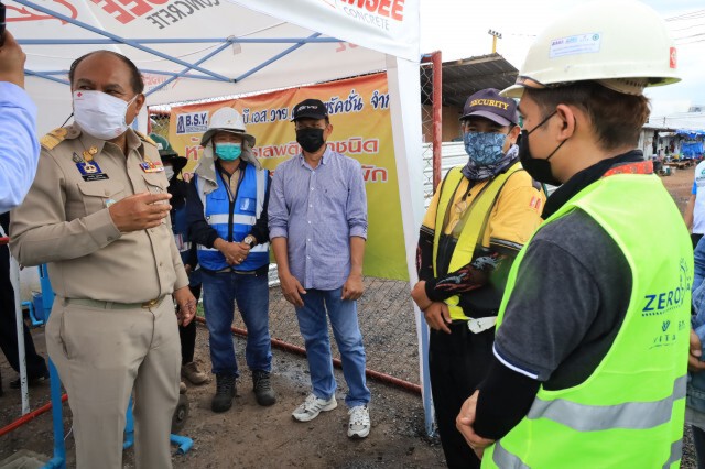 คุมเข้มแคมป์คนงานก่อสร้างพื้นที่เสี่ยงแพร่กระจายเชื้อโรค