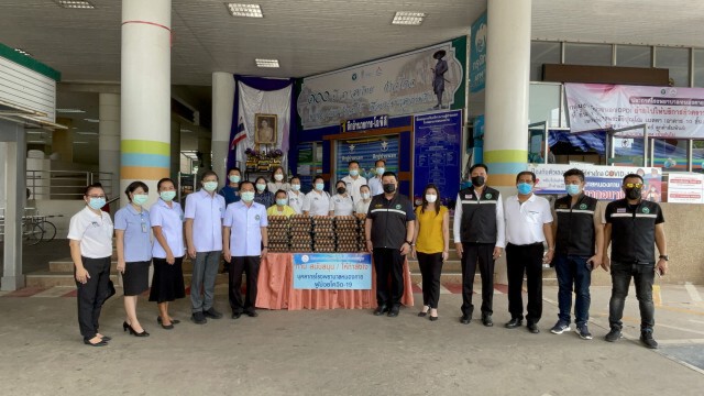 มอบไข่ต้ม 5,000 ฟองหนุนบุคลากรการแพทย์สู้โควิด