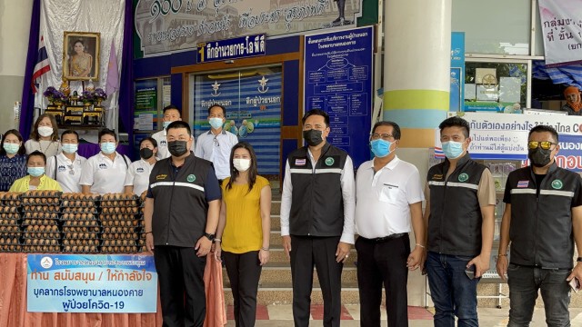 มอบไข่ต้ม 5,000 ฟองหนุนบุคลากรการแพทย์สู้โควิด