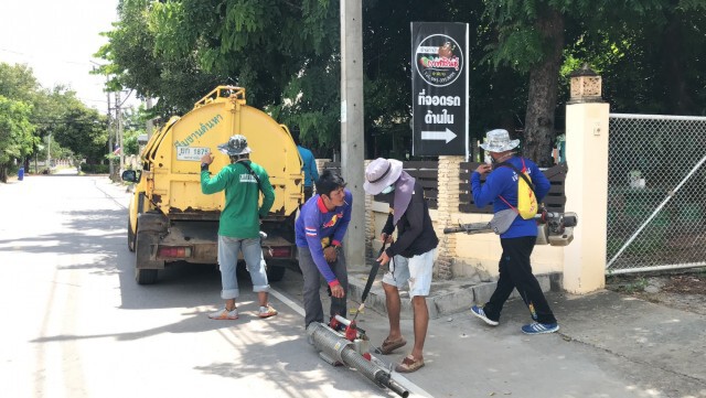 สาธารณสุขโคราช เร่งฉีดพ่นหมอกควันกำจัดยุงลาย