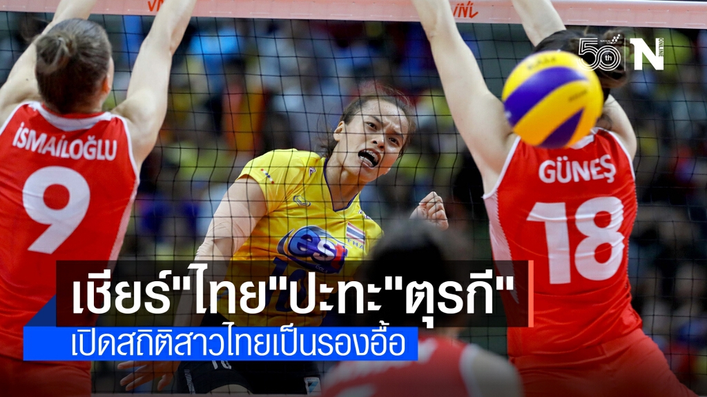 ลุ้นลูกยางสาวไทยคว้าชัยเกมดวลตุรกีเย็นนี้ ลุ้นลูกยางสาวไทยคว้าชัยเกมดวลตุรกีเย็นนี้