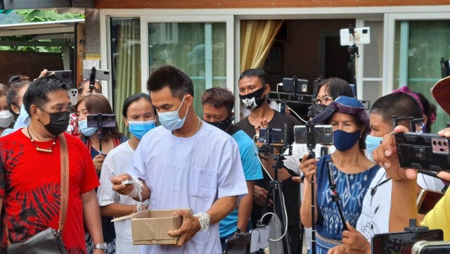 "ลุงพล" ทำพิธีรับขวัญ มั่นใจ "ทนายตั้ม" ช่วยสู้คดี