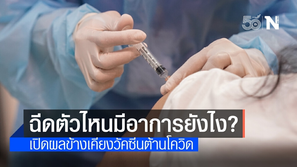 ดูชัดๆ ฉีดวัคซีนต้านโควิดตัวไหน เสี่ยงมีอาการอะไร? ดูชัดๆ ฉีดวัคซีนต้านโควิดตัวไหน เสี่ยงมีอาการอะไร?