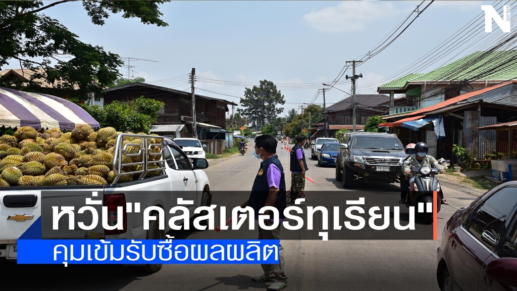 "ลับแล"คุมเข้ม-หวั่น"คลัสเตอร์ทุเรียน"