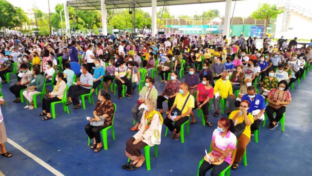 ยโสธรฉีดวัคซีน โควิด -19 พร้อมกัน ทุกอำเภอ
