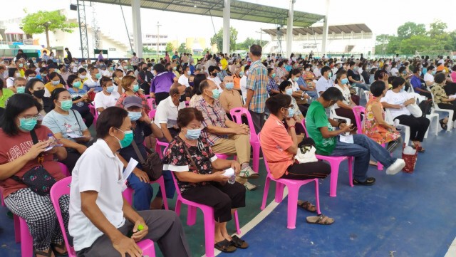 ยโสธรฉีดวัคซีน โควิด -19 พร้อมกัน ทุกอำเภอ