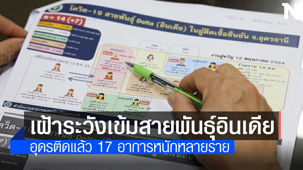 เฝ้าระวังคลัสเตอร์สายพันธุ์อินเดียกักตัวเข้มกลุ่มเสี่ยง